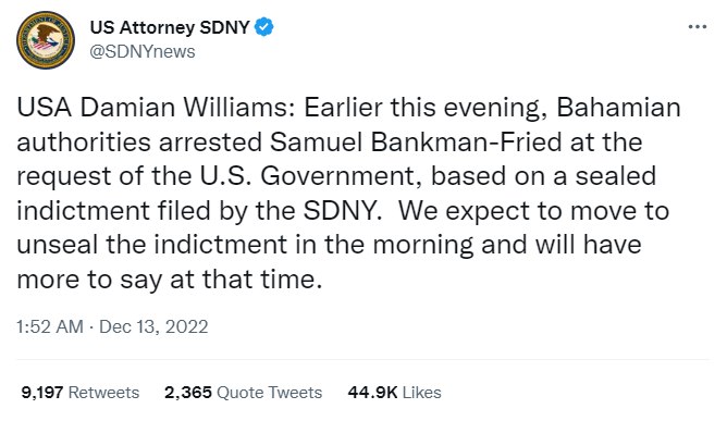 Sdny Tweet