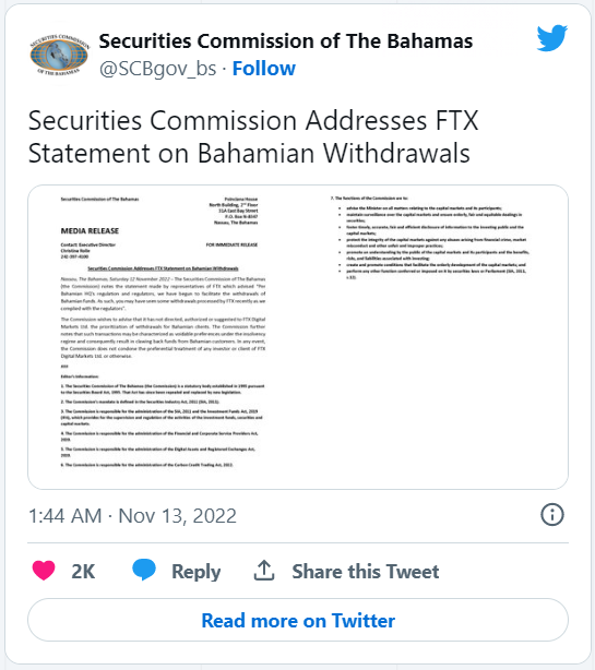 Security Commission of the Bahamas