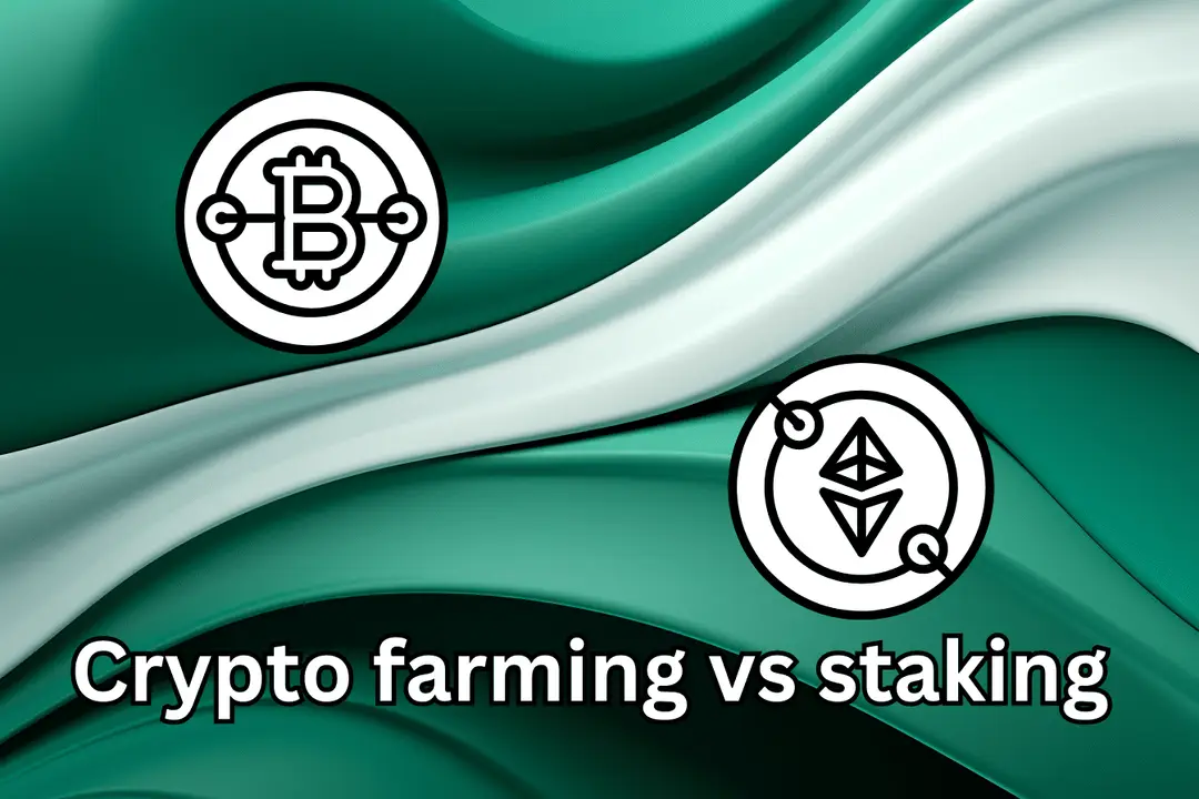 Diferrences between crypto staking and yeild farming 