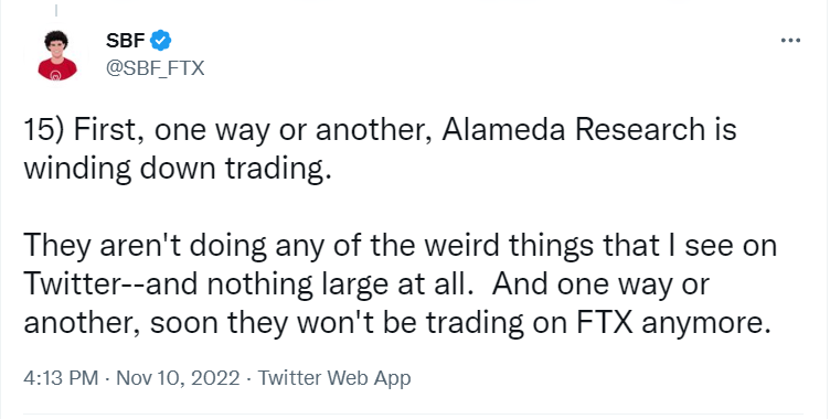 SBF Tweet