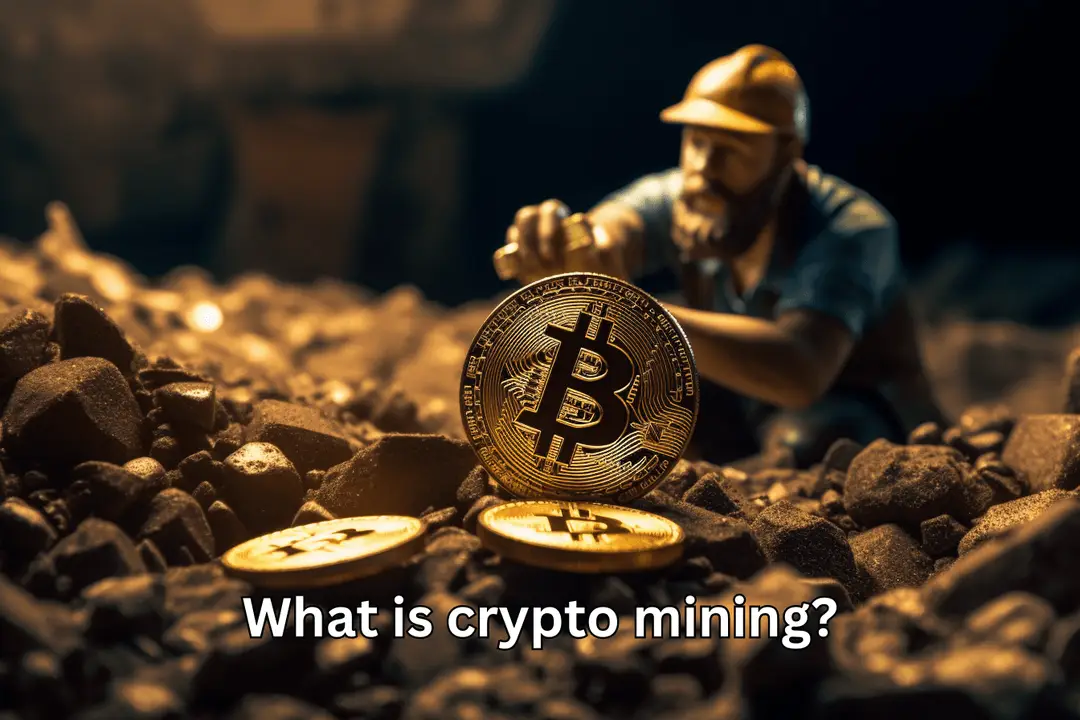 Crypto mining, cryptocurrency issuance, blockchain transactions validation