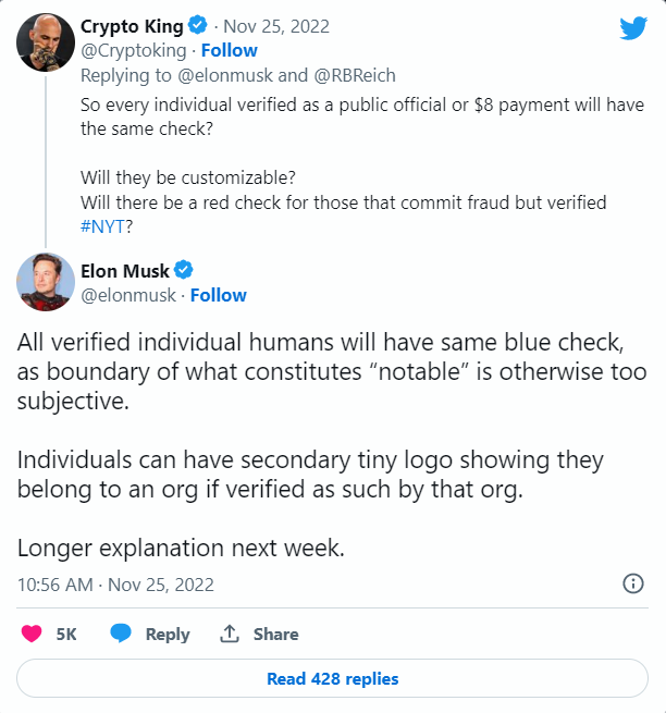 Crypto King 2 Nd Tweet